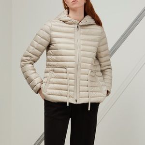 Moncler Raie down jacket cream white size 0